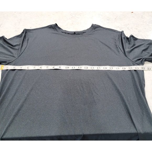 Athlio Mens Athletic Fit Crew Neck Gray T-Shirt Moisture-Wicking Fabric Size L - Picture 8 of 9